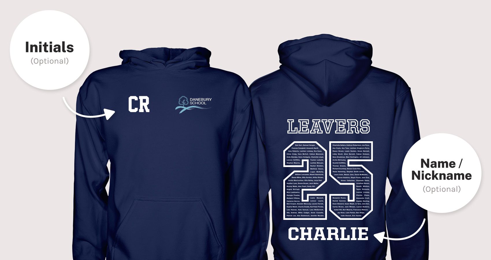 Danebury School Leavers Hoodies 2025 null