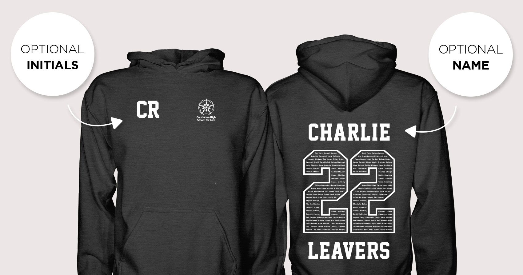 Carshalton High School for Girls Leavers Hoodies 2022 null