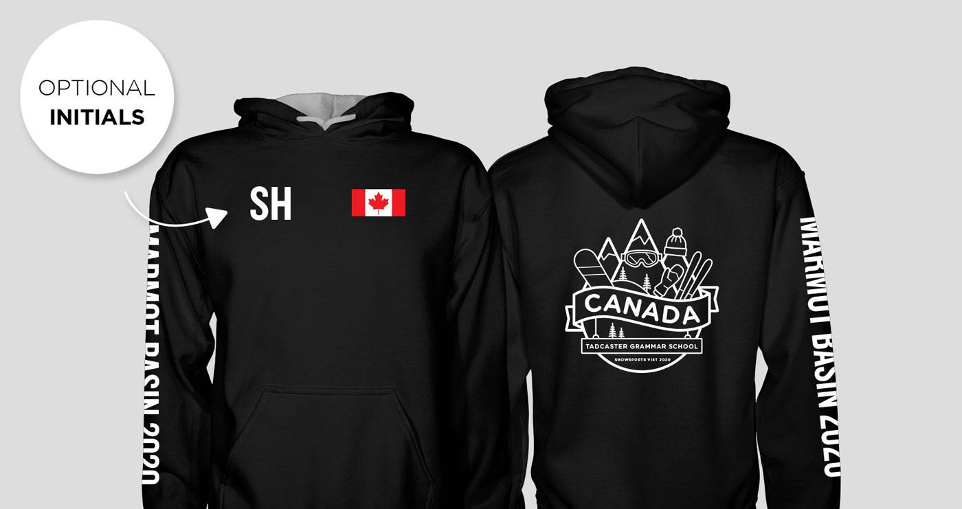 Tadcaster Grammar School Canada Ski Hoodies 2020