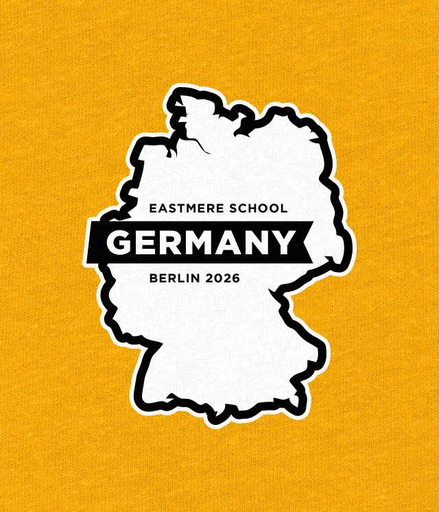 School trip hoodies design with a map of Germany