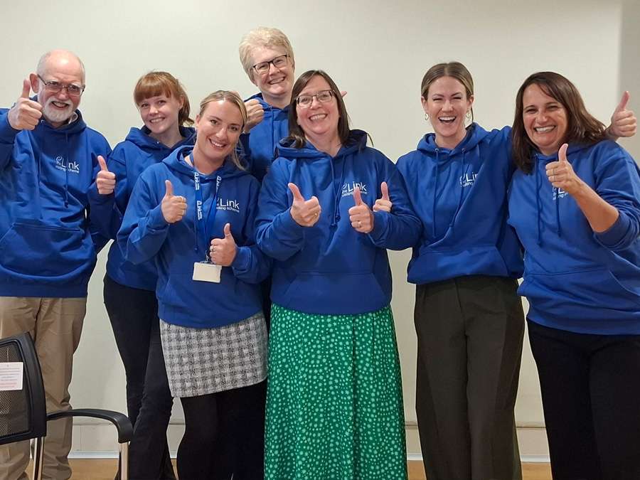 Printed hoodies for Link Visiting Scheme