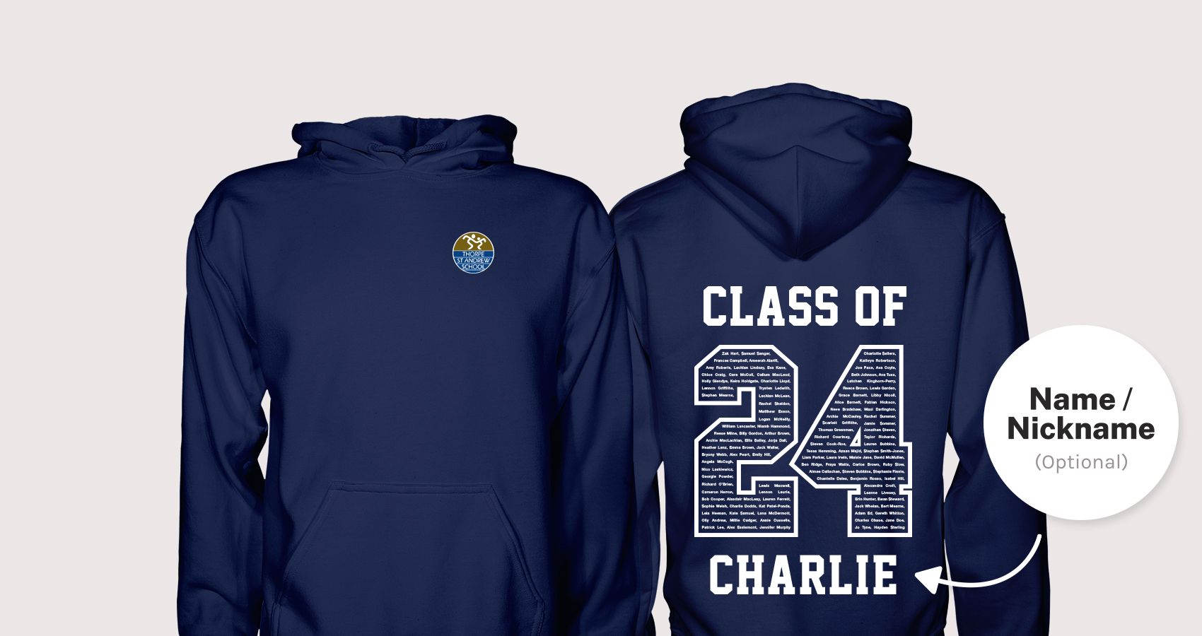 Thorpe St Andrew School Leavers Hoodies 2024 null