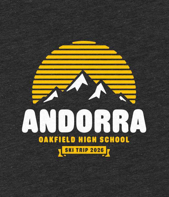 School Ski Trip Hoodie Design 2