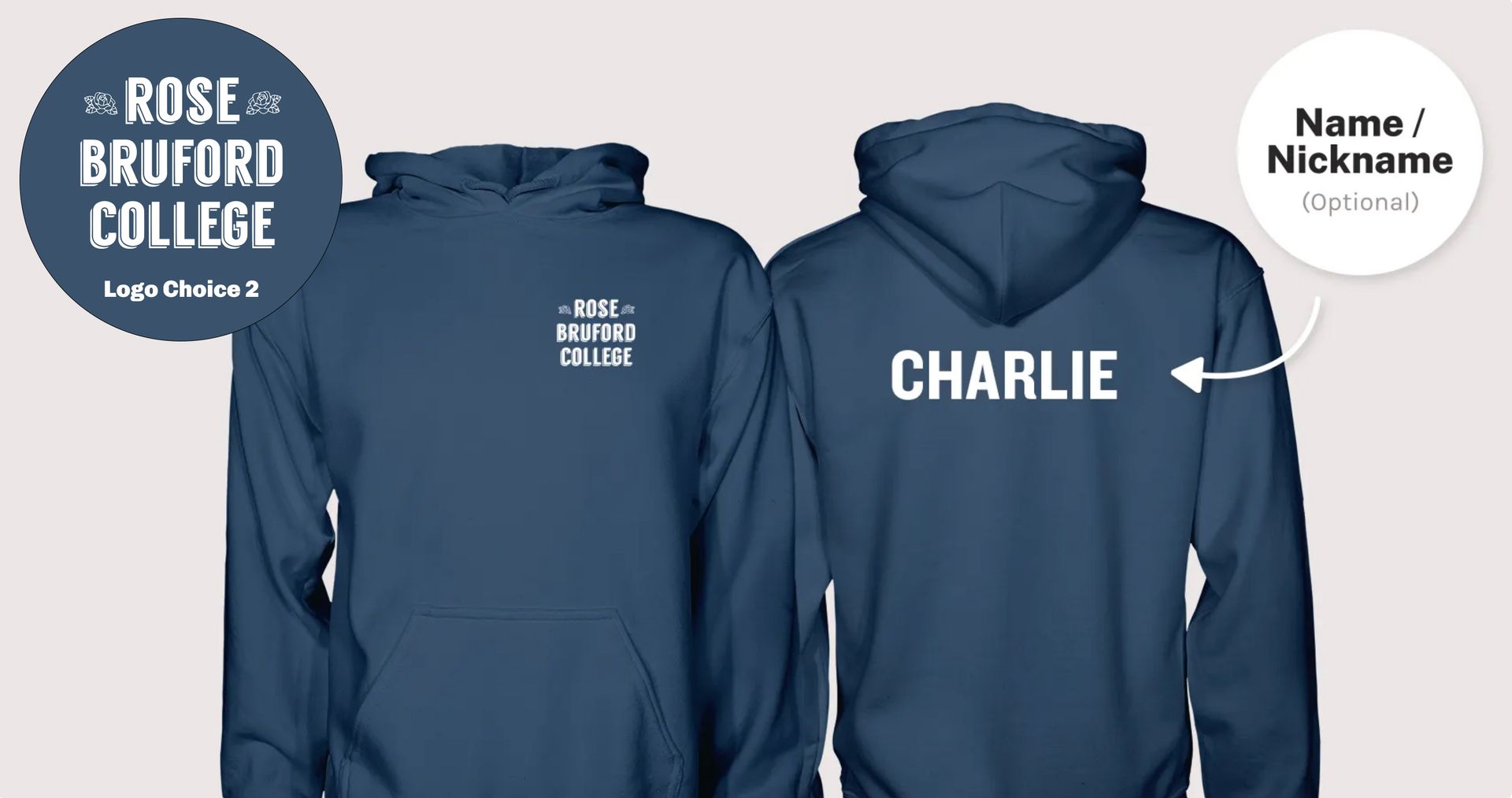 Rose Bruford College Hoodies 2025 null