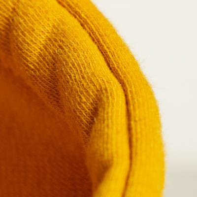 close-up of hood on a hoodie to show thickness